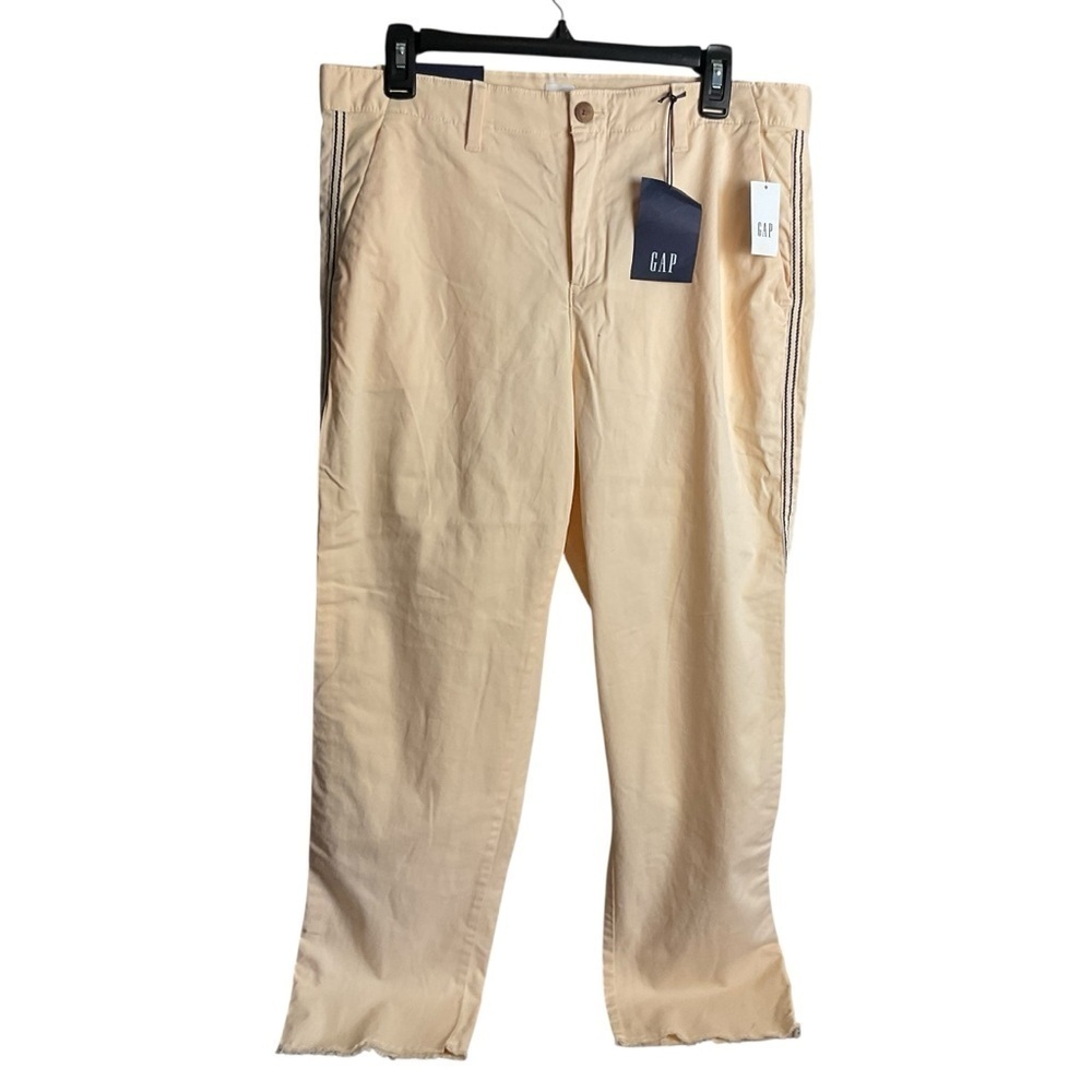 GAP Women's Cream Straight Leg Pants